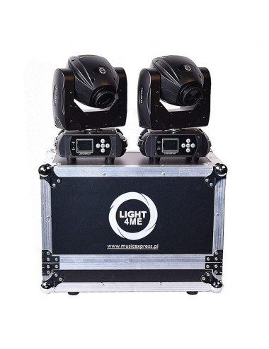 LIGHT4ME FOCUS 60 CASE na 2 głowice ruchome LED