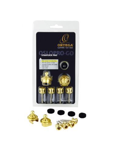 Ortega OSLOPRO-GO Pin Pro Gold Straplock