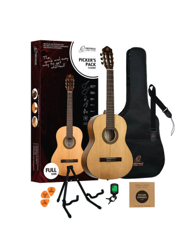 Ortega RPPC44 Picker's Pack gitara klasyczna 4/4