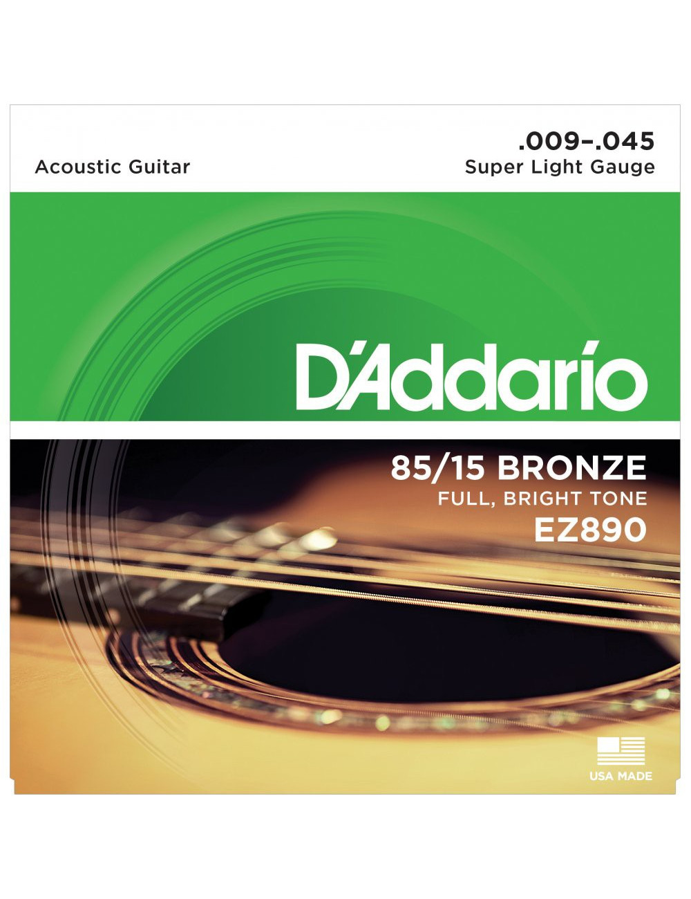 D\'Addario EZ890 85/15 Bronze, Super Light, 09-45