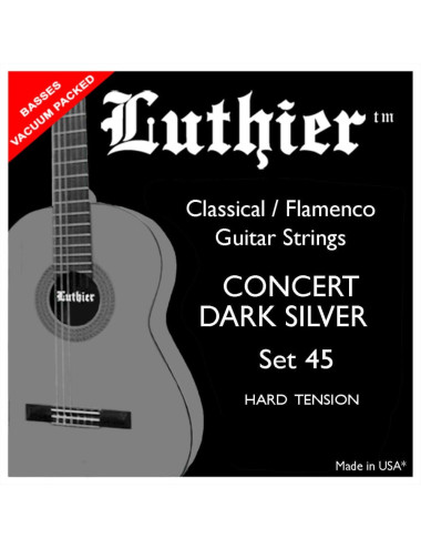 Luthier Set 45 Hard Concert Dark Silver
