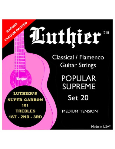 Luthier Set 20 Super Carbon Medium Popular Supreme