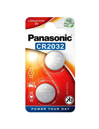 Panasonic CR-2032 bateria 3V/210mAh, kpl. 2 szt