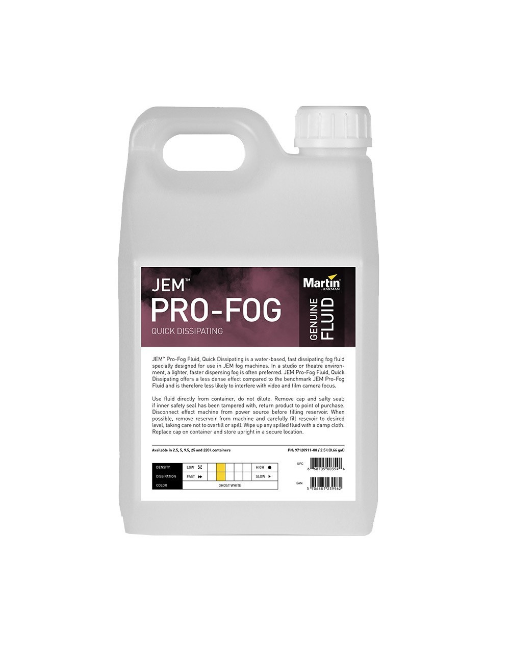 Martin JEM Pro-Fog Quick Dissipating 5l