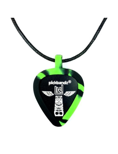 Pickbandz 6153 Necklace Neon Green&Black wisiorek