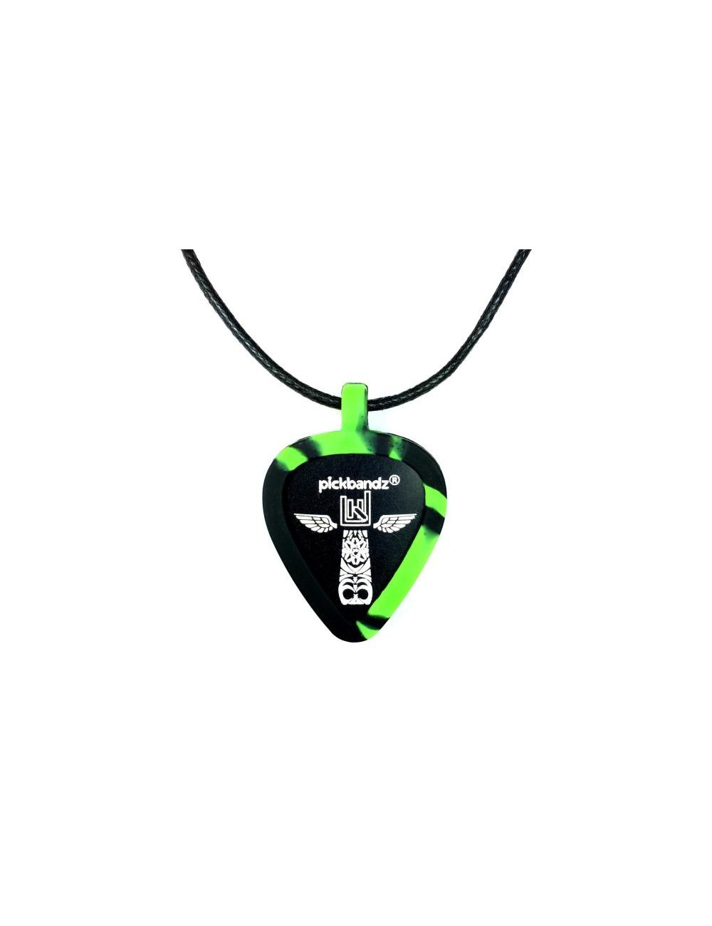 Pickbandz 6153 Necklace Neon Green&Black wisiorek
