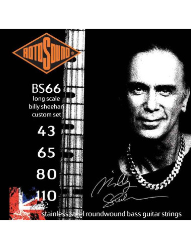 Rotosound BS66 Stainles Steel Billy Sheehan 43-110