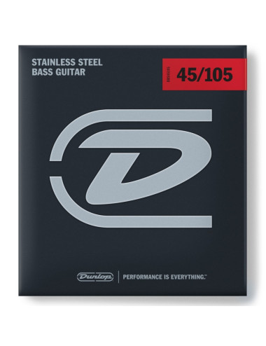 Dunlop DBS45105 Stainless Steel 45-105, Long Scale