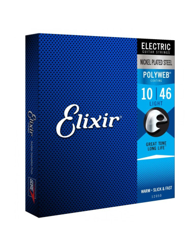 Elixir 12050 Light 10-46 Electric Nickel Plated Steel POLYWEB®