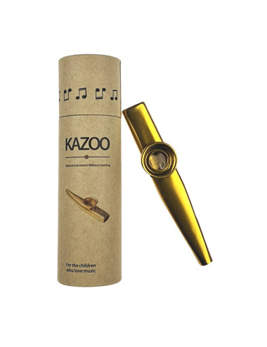 Kazoo metalowe K-1G Gold